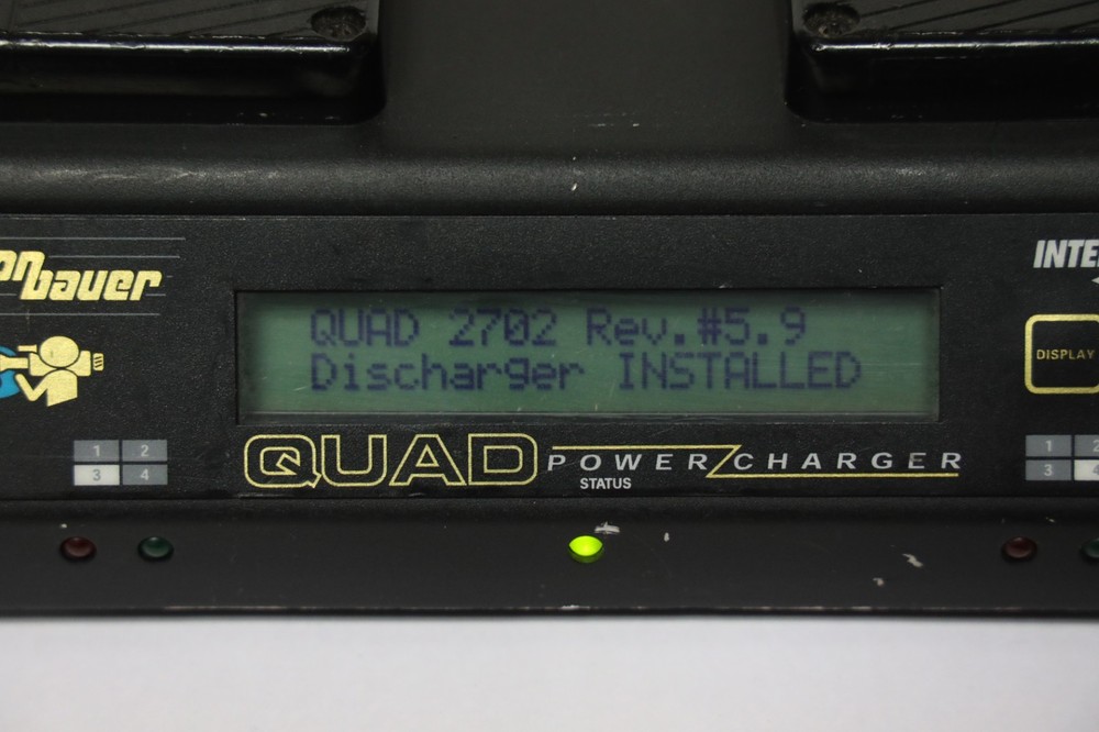 Anton Bauer InterActive 2000 Quad 4-Position Power Charger Power/VER.5.9