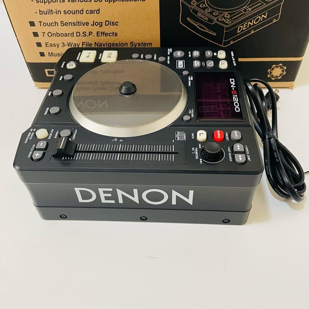 Denon DJ DN-S1200 single Portable CD/MP3 USB Player MIDI Controller