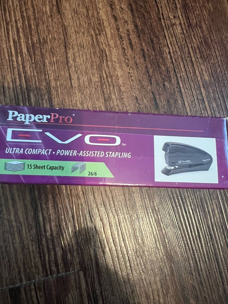 Paper Pro Evo Low Profile Desktop Stapler 20 Sheets Stapling Capacity New