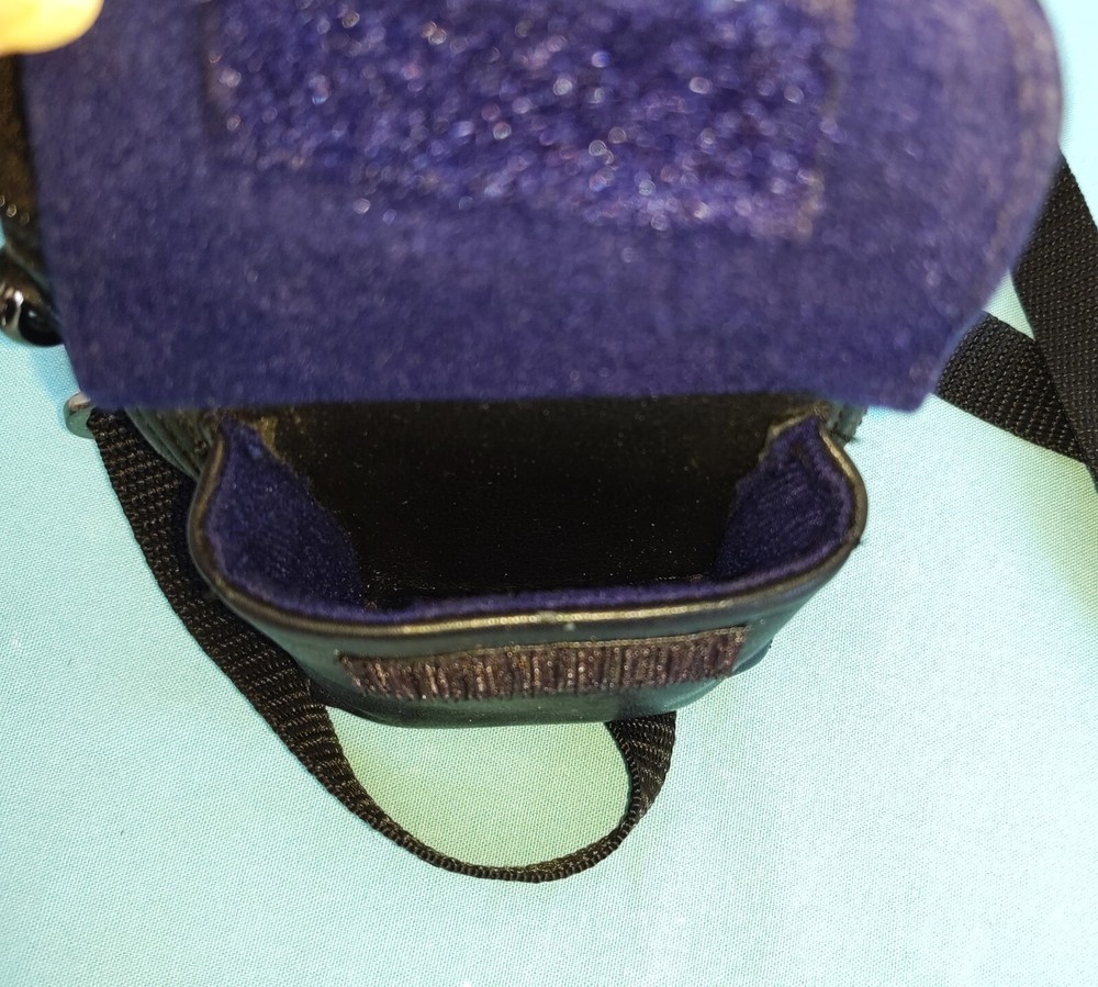 CAMERA BAG~ BLACK LEATHER