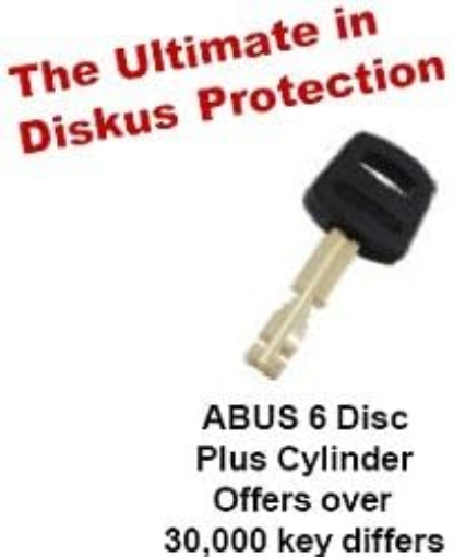 ABUS 20/70 Diskus Stainless Steel Padlock with 3/8 Shackle Keyed Different Made