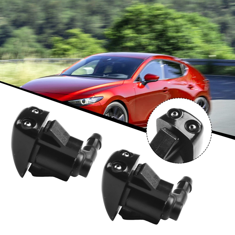Washer Nozzle Jet Fit For Mazda Kit Windscreen ABS Plastic Accessories