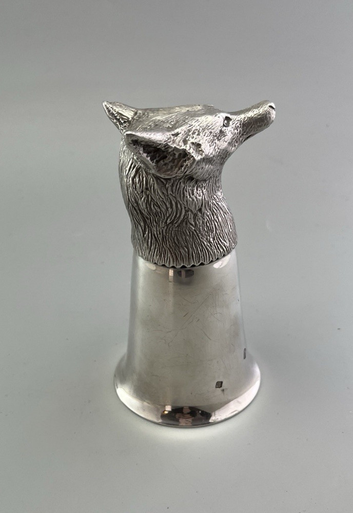 Modern Solid Silver Stirrup Cup Camelot Silverware Sheffield 1996 295g DLZX