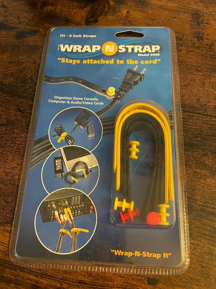 NEW IN PACKAGE Wrap N Strap 6" straps 906E