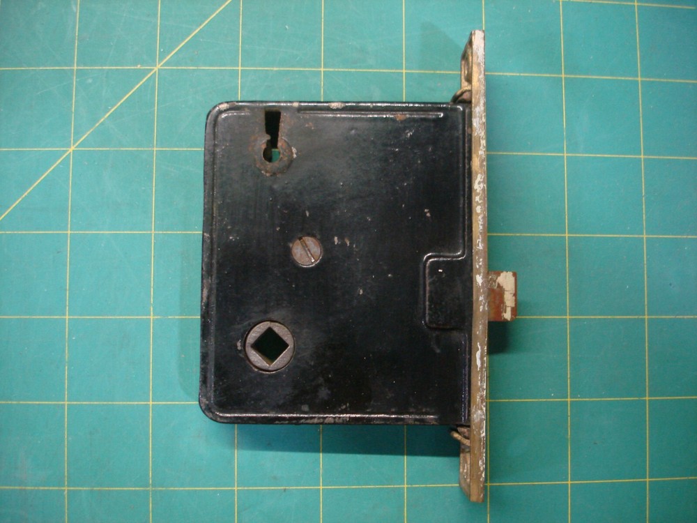 TRUE VINTAGE ALL BRASS MORTISE AND FACEPLATES