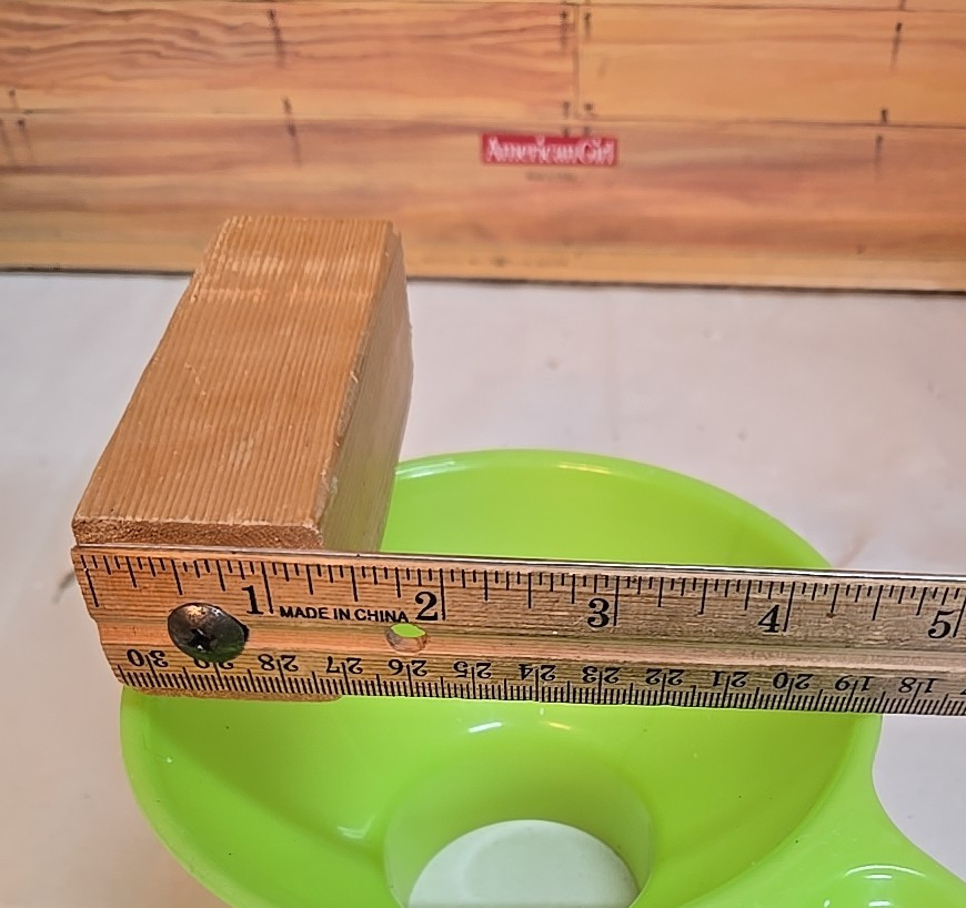 Jar Top Funnel; Green Plastic; USA