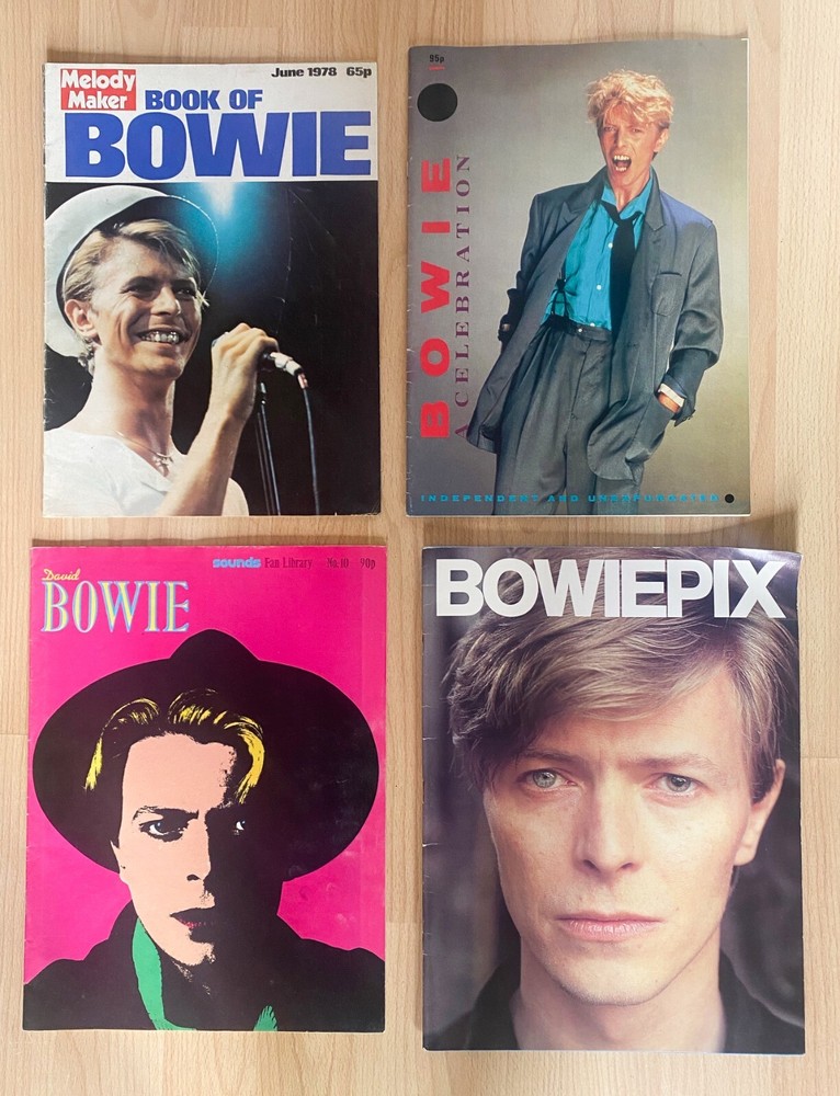 David Bowie - Four Collectors Publications 70's & 80's