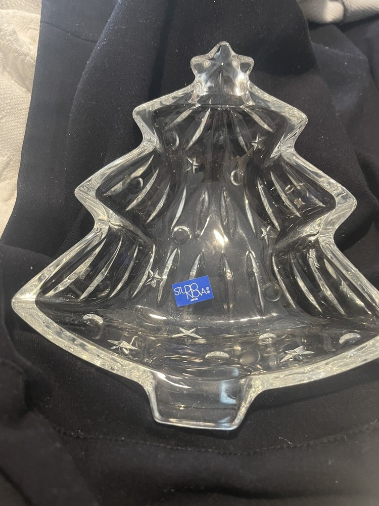 Studio Nova Crystal Christmas Tree Candy Dish