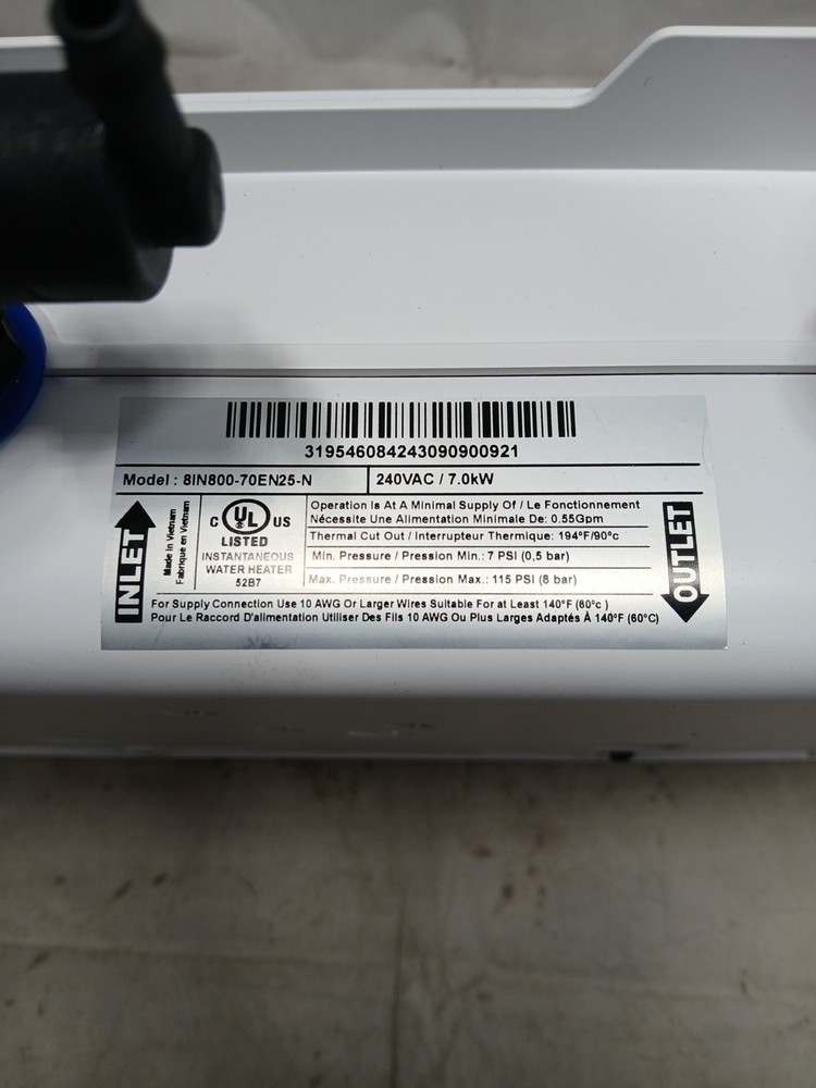 ATMOR 7 kW/240V 1.6 GPM Residential Electric Tankless Water Heater