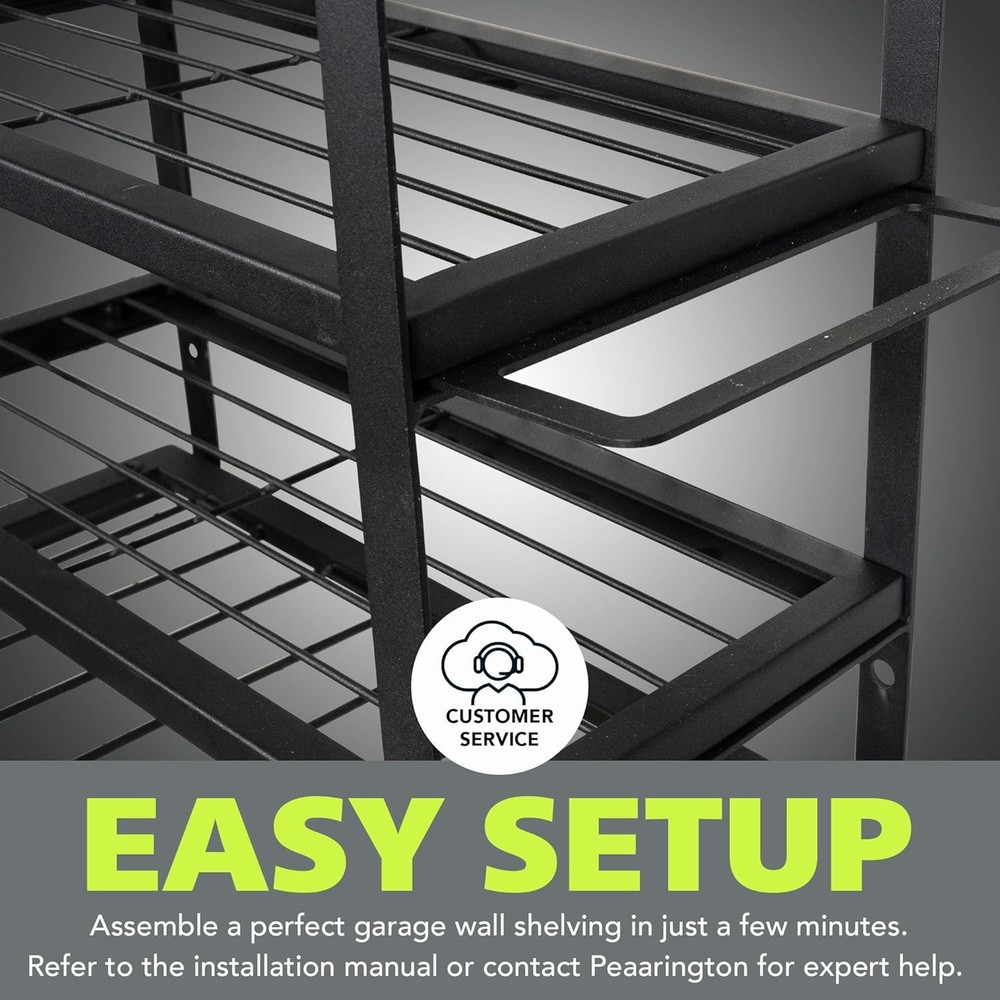 Pearington Power Tool Organizer,4 Layer Drill Holders Wall Mount