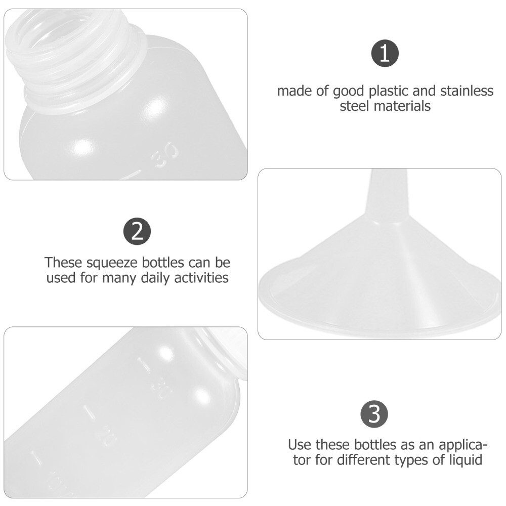 1 Set Multi-use Glue Bottles Small Needle Tip Squeeze Bottle Home