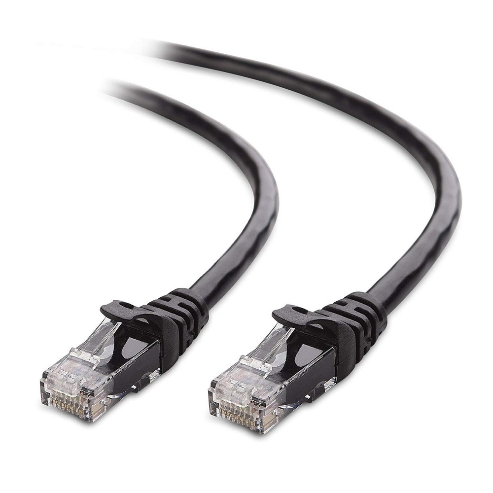 Ethernet Internet LAN CAT5 Network Cable 32ft for Computer Modem Router Black US