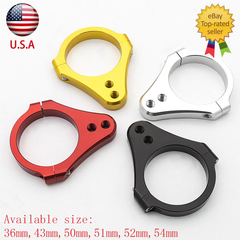 39mm Universal Motorcycle CNC Steering Damper Fork Frame Mount Clamp Bracket USA