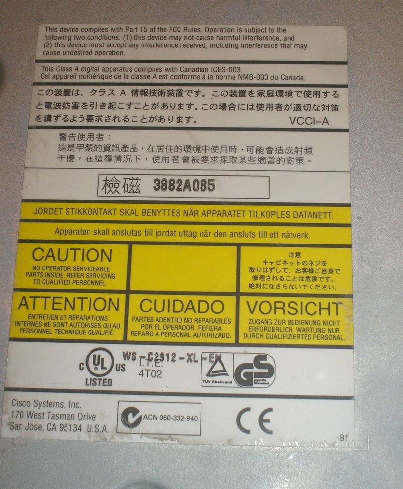 Cisco Catalyst 2900 Series XL Switch