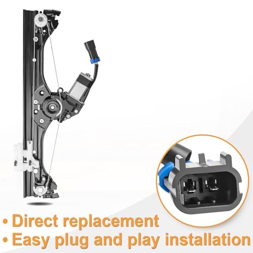 Front Right Passenger Side Power Window Regulator with Front Passenger Side