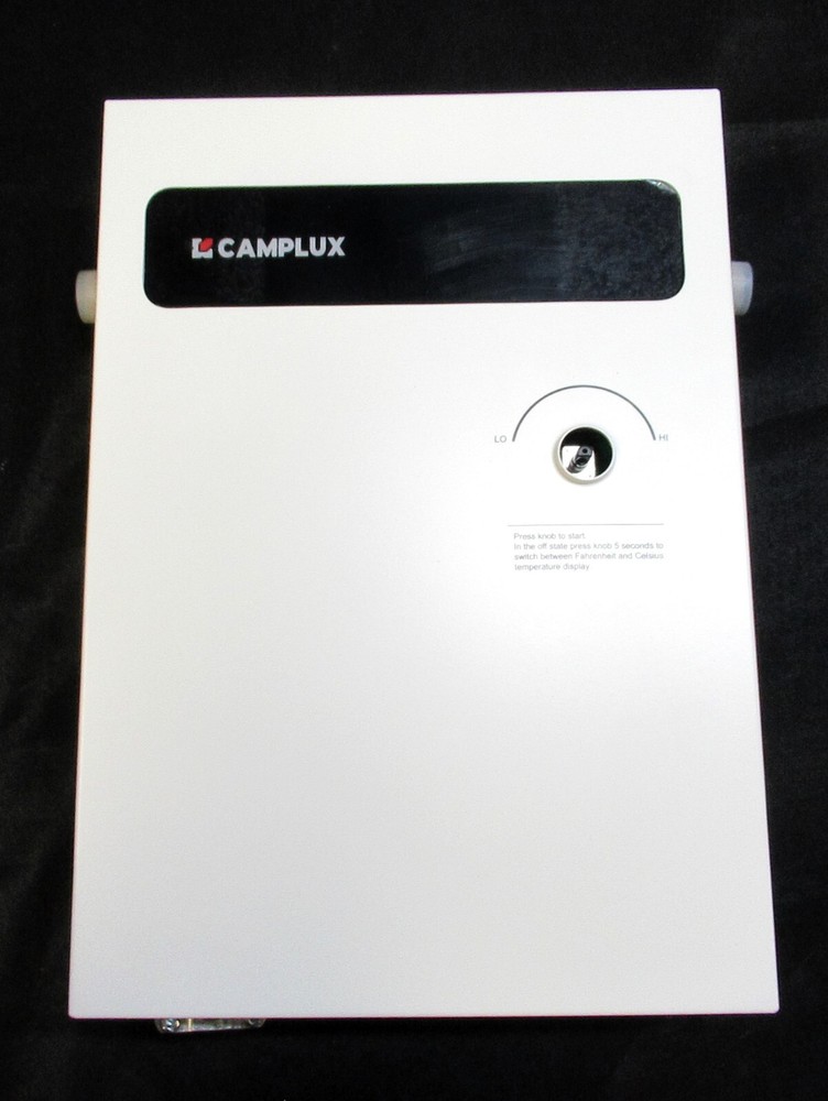 CAMPLUX 11kW Tankless Water Heater Electric 240V w/ Self-modulating LED Display