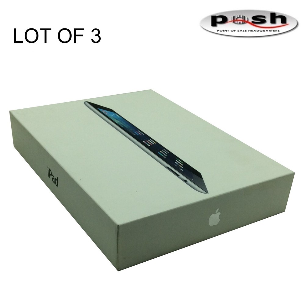 Three Apple iPad 2  A1395, 9.7in - Silver