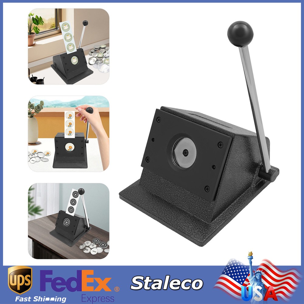 Round Manual Punch Die Cutter Special Die Cutter Button Maker Cutting Machine