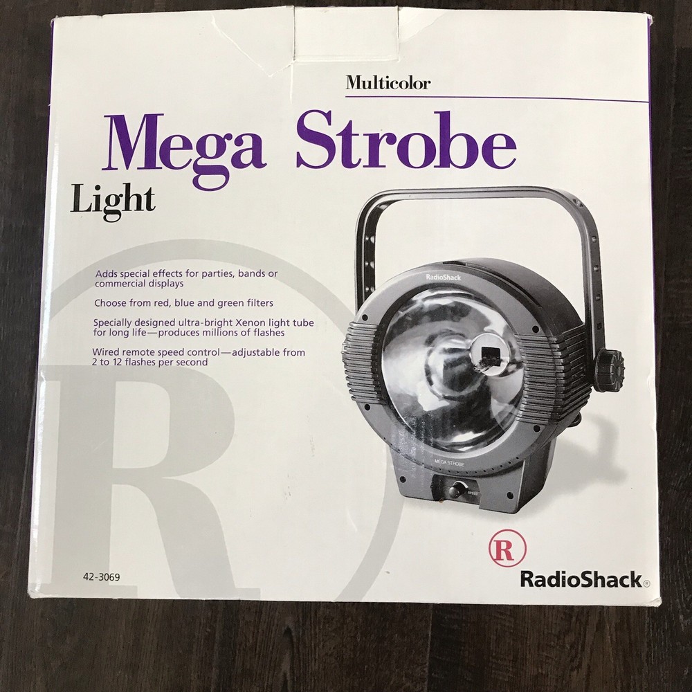 Vintage MEGA STROBE LIGHT 42 -3069 Discos, Special Effect, Stage Lighting,