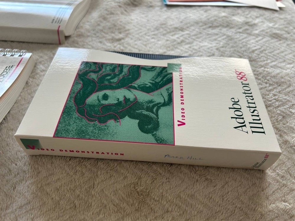 Adobe Illustrator 88. Vintage Apple Macintosh software 1987-1987 years