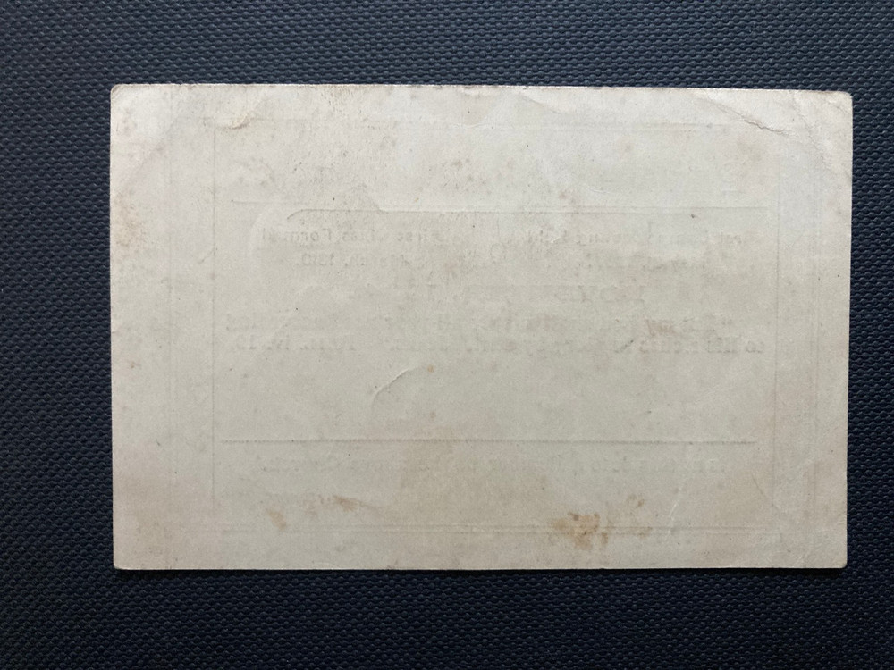 1904 Primitive Methodiust Church membership paper slip Cuthbert