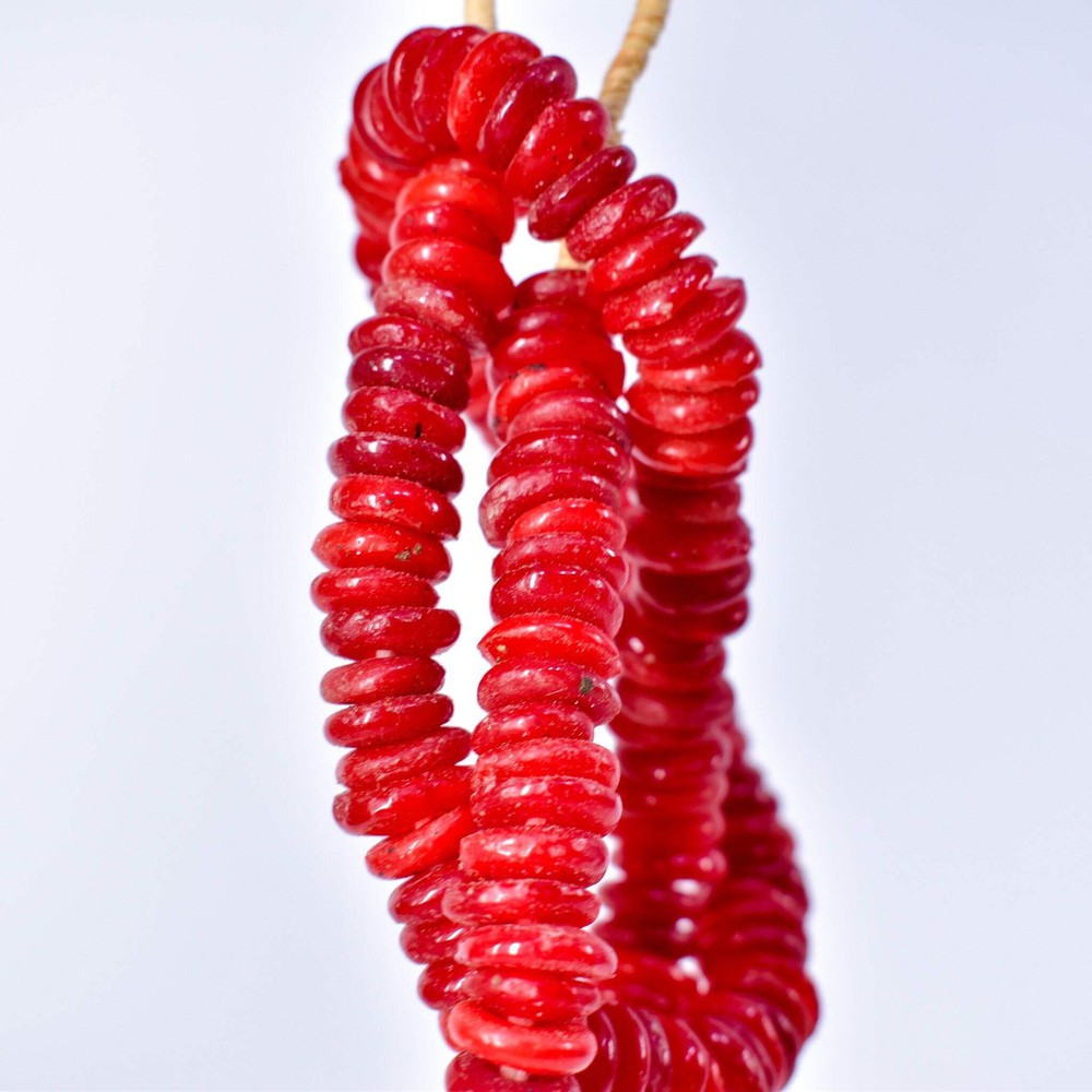 Ghana Annular Red Trade Beads