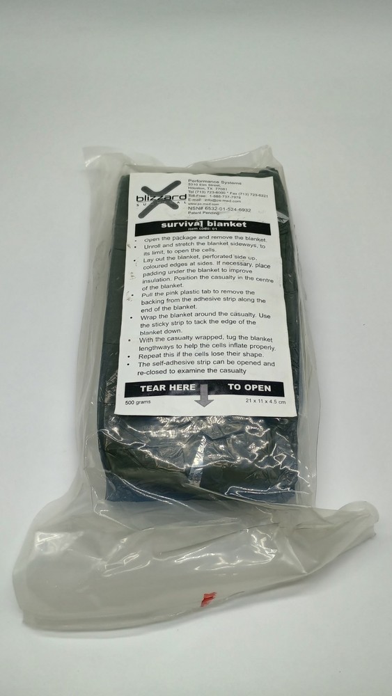 Blizzard Survival Blanket – Military Issue Emergency Thermal Insulation
