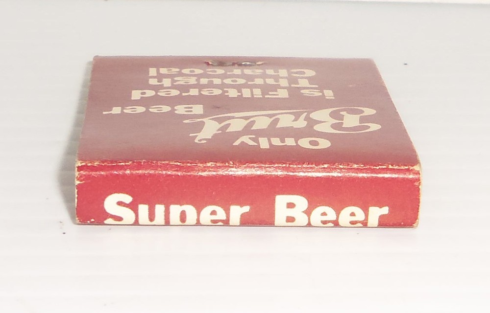 Vintage Brut Super-Premium Beer Unstruck Matchbook