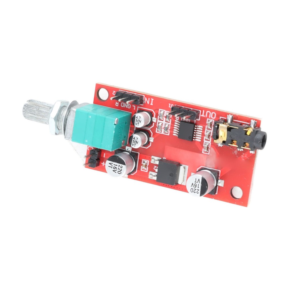 Headphone Amplifier Module 3.5mm Interface Earphone Preamplifier Board DC 3‑12V