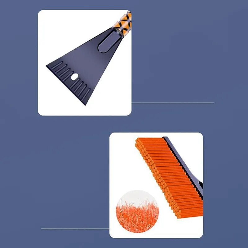Detachable Car Snow Scraper, Cleaning Brush, Window and Windshield Cleaning Tool