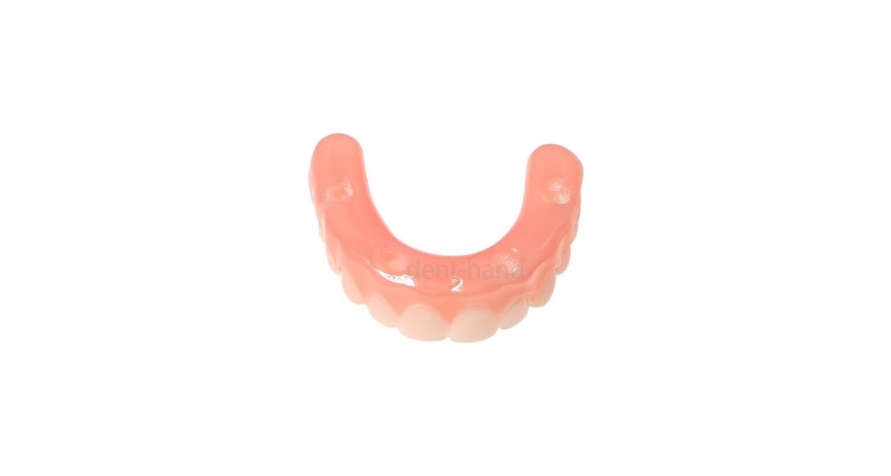 US Dental Overdenture Upper/Lower 4 Implants Demo Teeth Restoration Model
