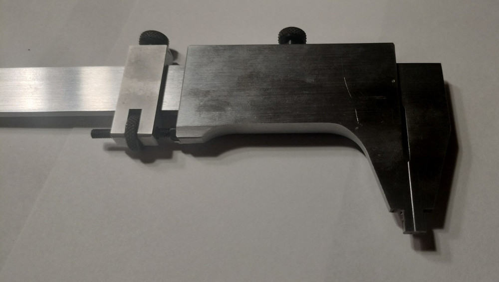 1 - Starrett #123 E & M 200mm/8" Master Vernier Caliper