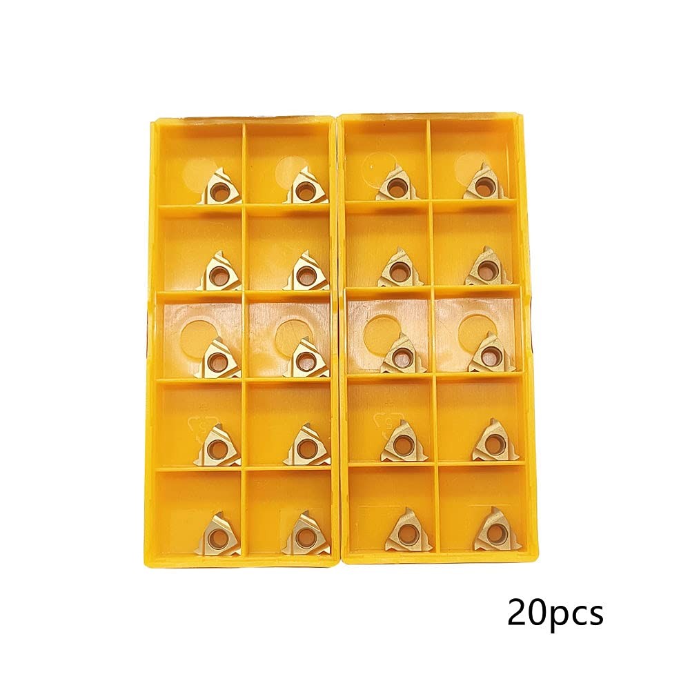 Lathe Threading Inserts 11ER AG60 + 11IR AG60 Carbide Inserts for External Thr