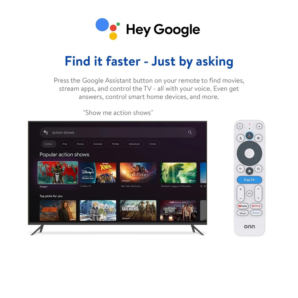 Full HD Streaming Device, Google TV, Voice Remote