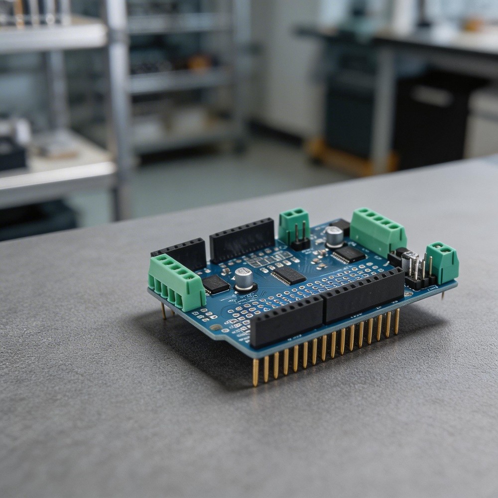 Programmable Motor Control Shield For for Arduino Using Standard I2C Protocol