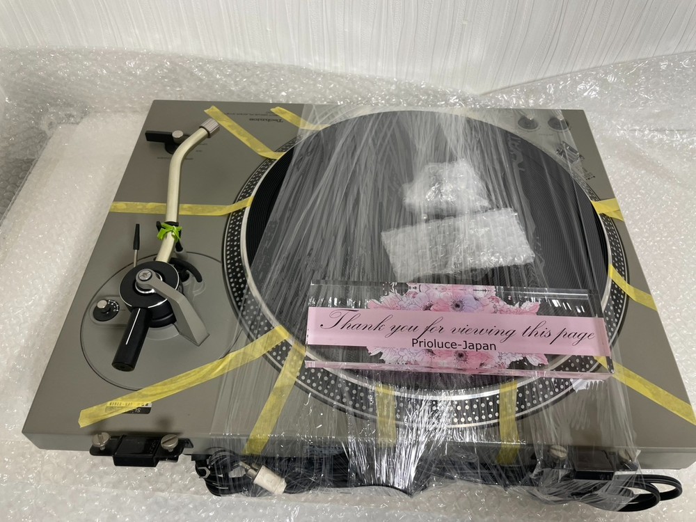 Technics SL-1500 Direct Drive Turntable Silver Vintage Tested