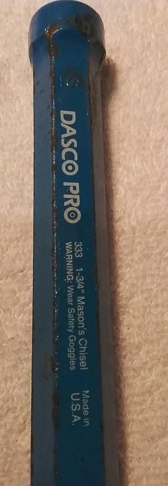 2pc DASCO 437-333 4"×1/34" MASONRY CHISEL 🇺🇸