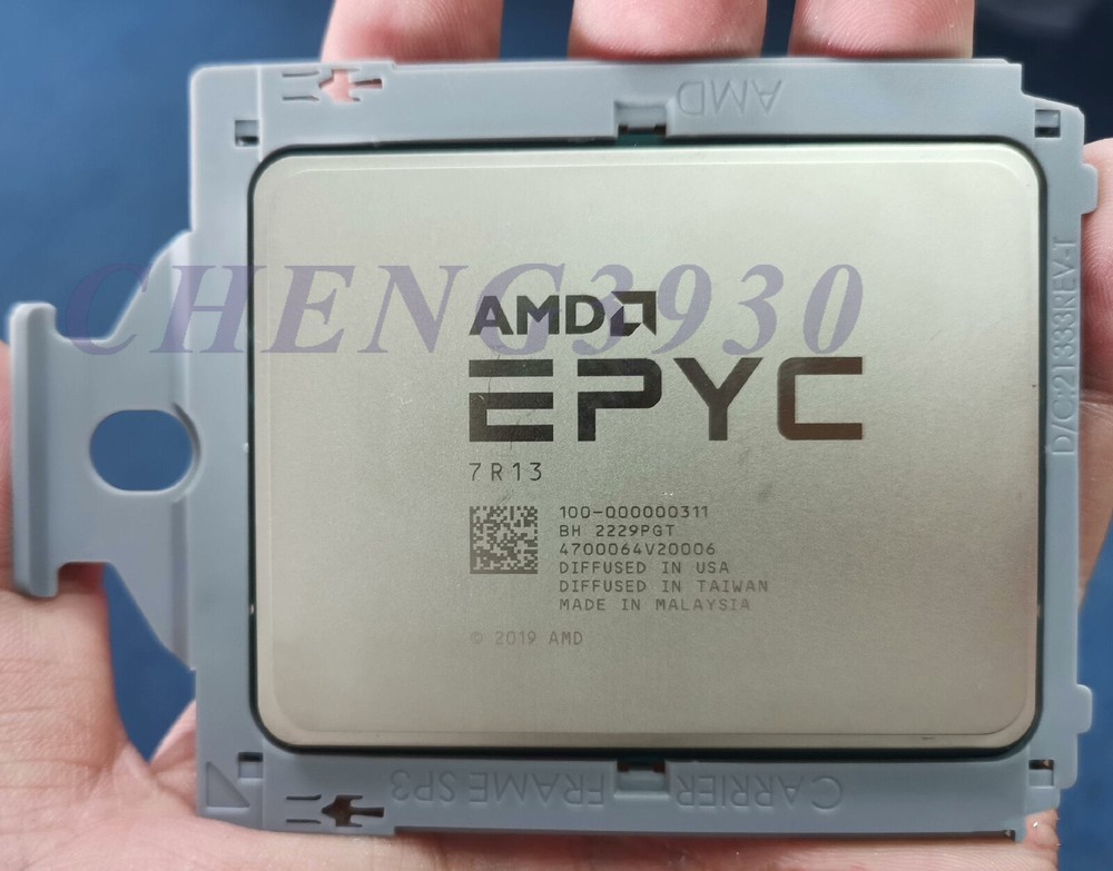 (no lock) AMD Milan EPYC 7R13 48 core SP3 2.65GHz CPU processor
