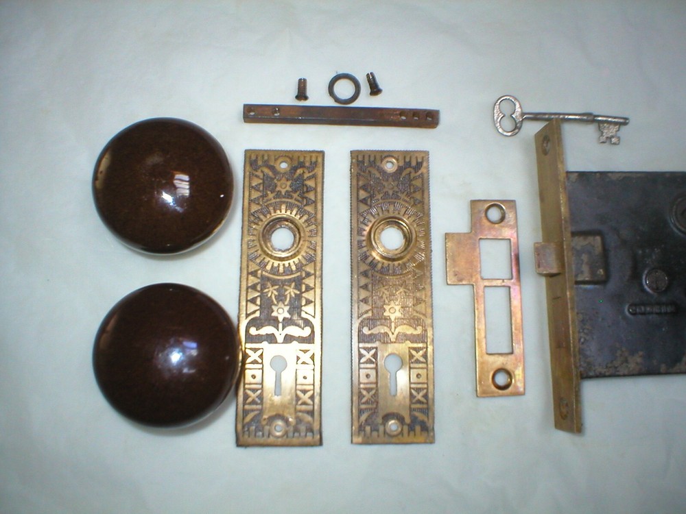 Antique Victorian Era Door Hardware