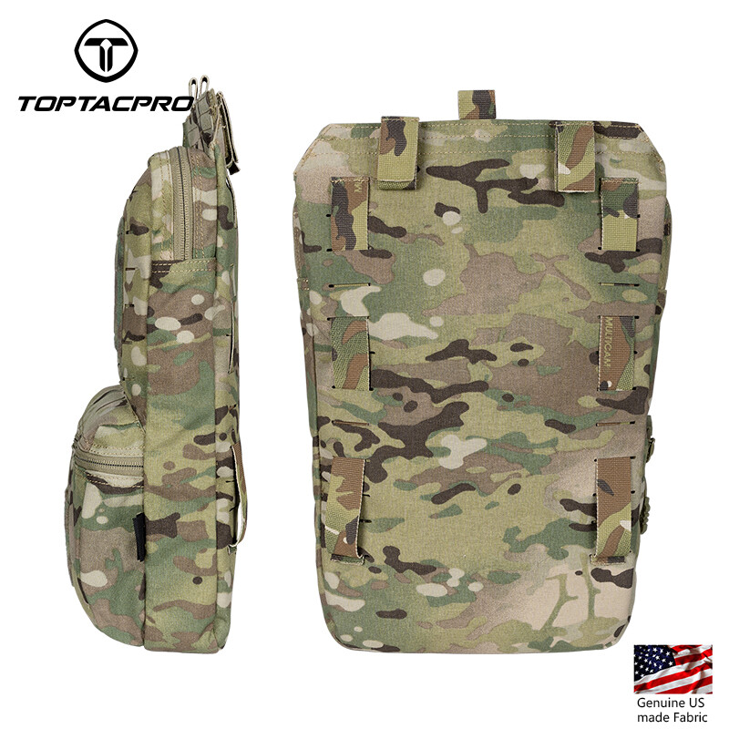 TOPTACPRO Tactical Hydration Backpack 2L MOLLE Water Bag Hydration Pouch Airsoft