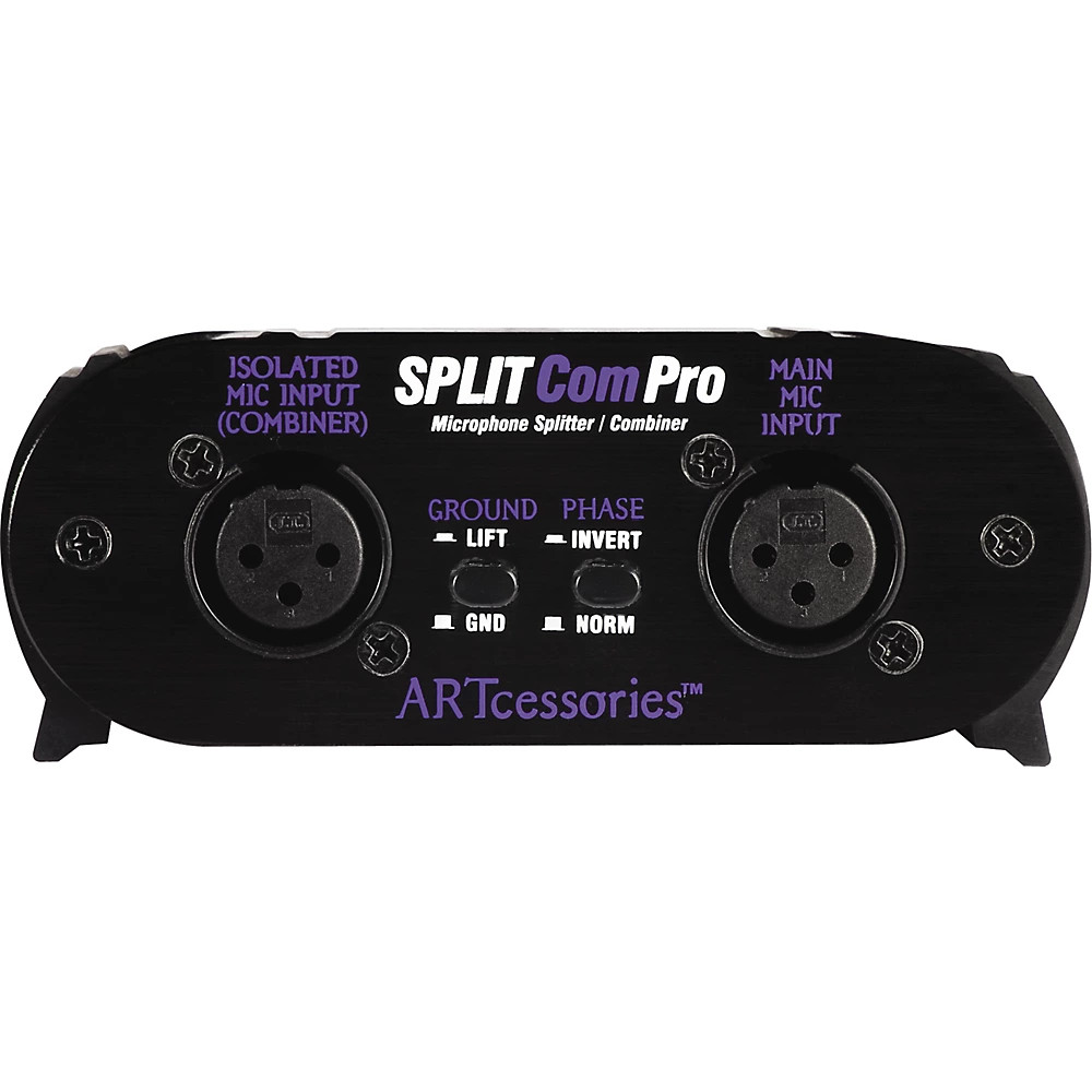 ART SplitCom Pro 2 Way Mic Splitter / Combiner