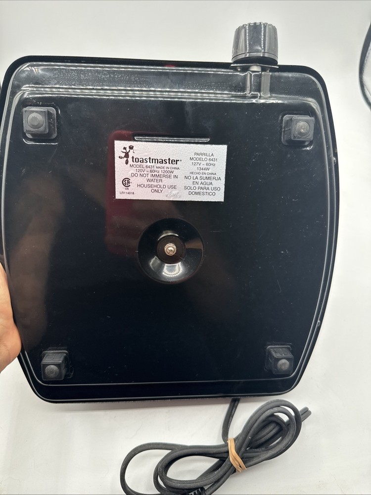 Toastmaster Eclipse 6431 Single Burner Cooker Hot Plate Camping Office Workshop