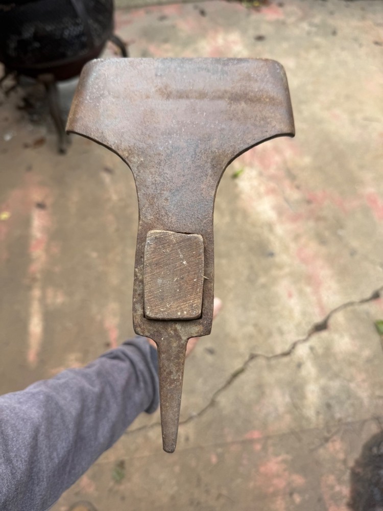 Vintage old lipped adze axe
