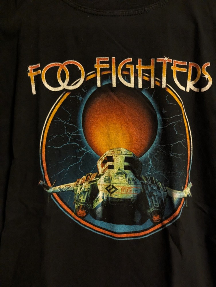 Foo Fighters Black Small shirt Coopers Stadium Adelaide 2018 Euc