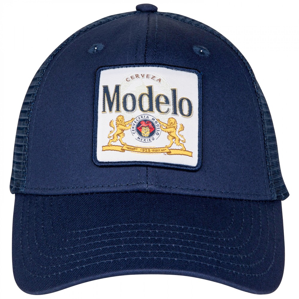 Modelo Especial Logo Patch Navy Adjustable Trucker Hat Blue