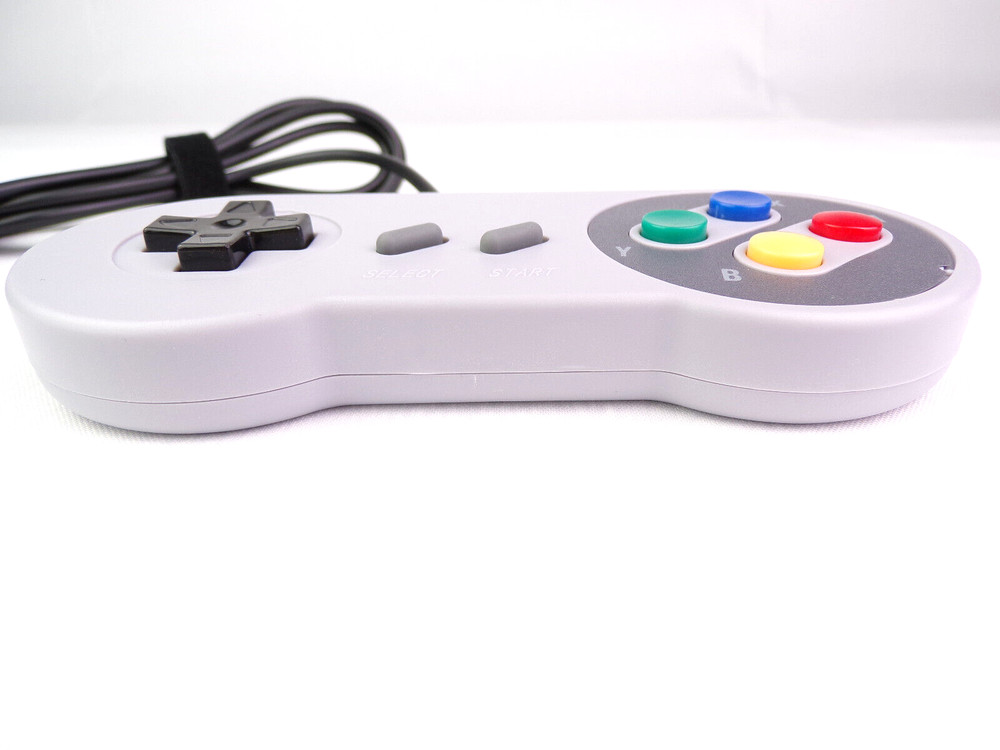 2-PACK Super Nintendo SNES Console Replacement SFC Controller 6FT Cord - NEW