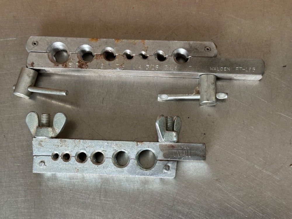Lot of 2 Flaring toolsVintage Walden FT-195 & Oxwall