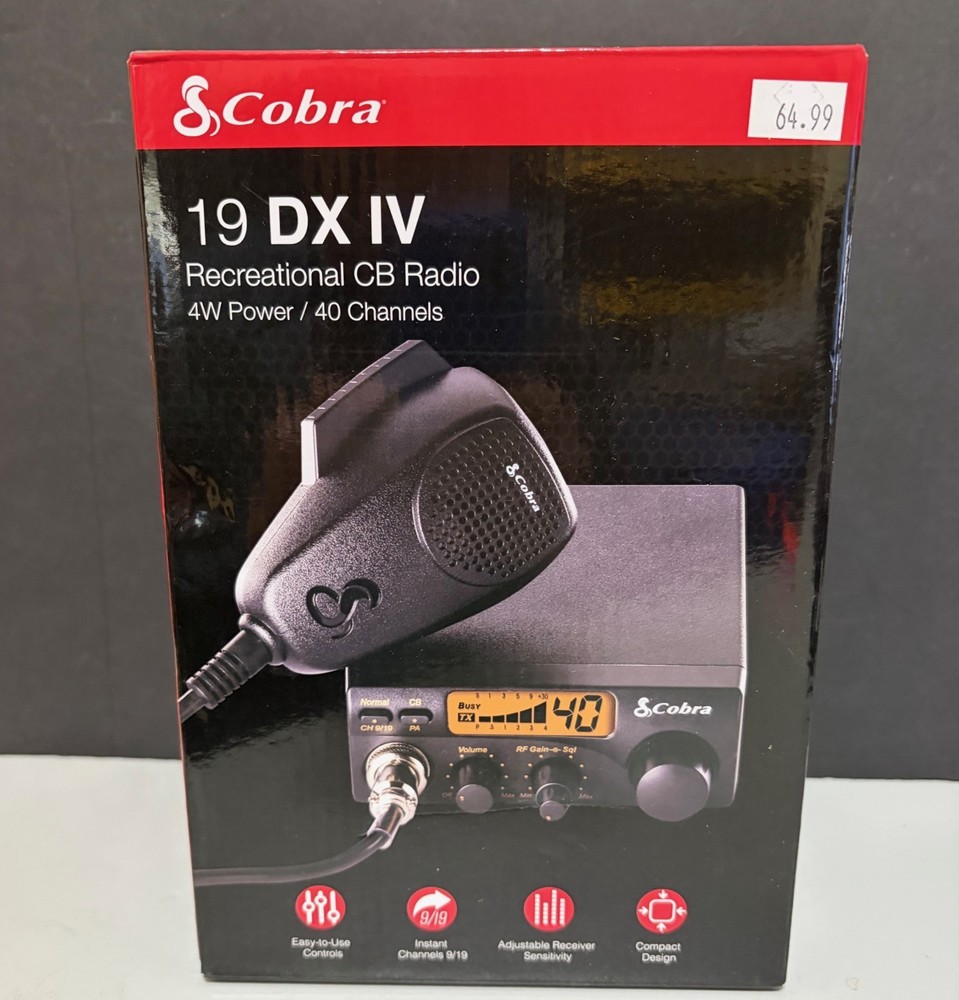 COBRA DX IV RECREATIONAL CB (NEW)