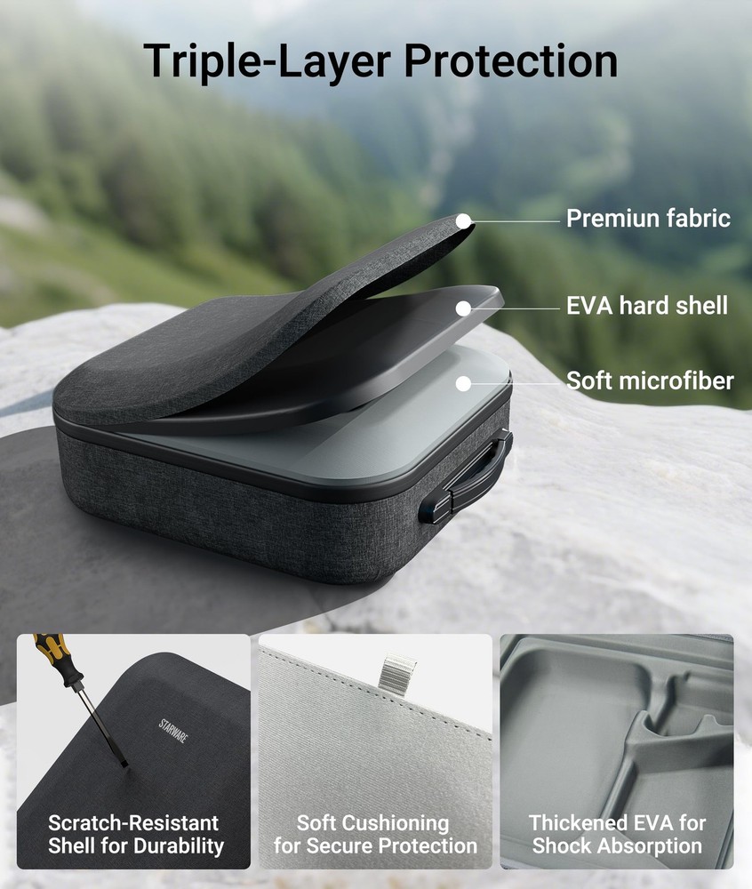 STARWARE Starlink Mini Case, Protective Storage Bag for Starlink Mini Accesso...
