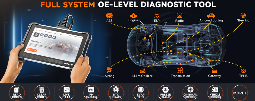 THINKCAR Bidirectional Scan Automotive Diagnostic Tool
